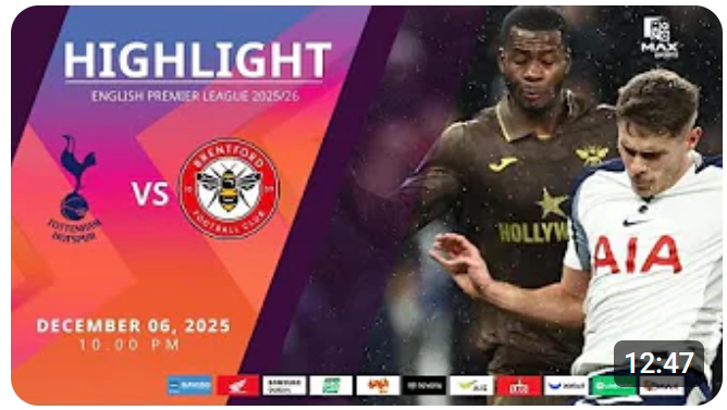 ไฮไลท์ MoNo Max : สเปอร์ส 2-0 เบรนท์ฟอร์ด